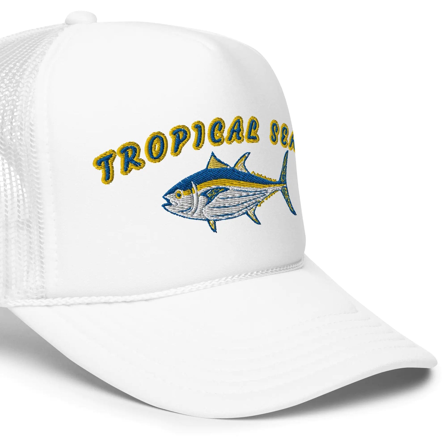 Tropical Seas Tuna Foam trucker hat