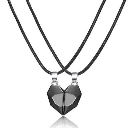 Magnetic Heart Couple Necklace