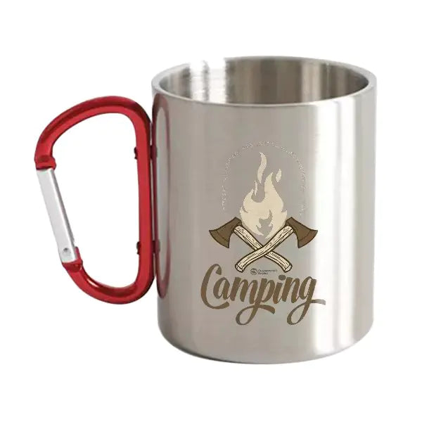 Camping Fire Axes Carabiner Mug 10oz