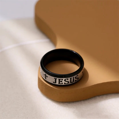 Stainless Steel Roman Numeral Ring