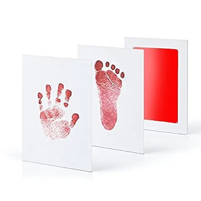 Baby Hand And Footprint Kit Ink Pads Photo Frame