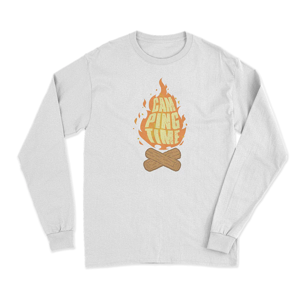 Camp Fire Men Long Sleeve Shirt