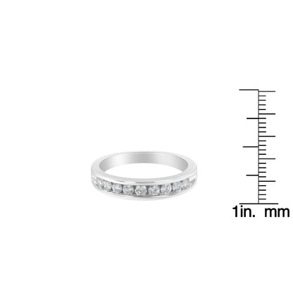 18K White Gold Round-Cut Diamond Ring (1/2 cttw, H-I Color, SI2-I1 Clarity)