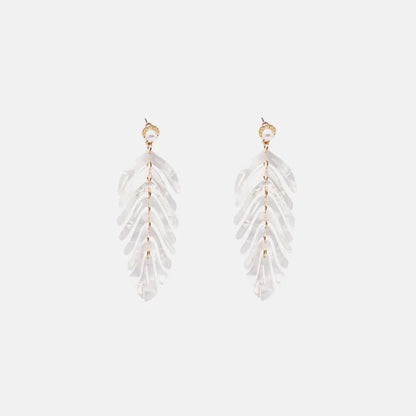 Leaf Shape Dangle Earrings