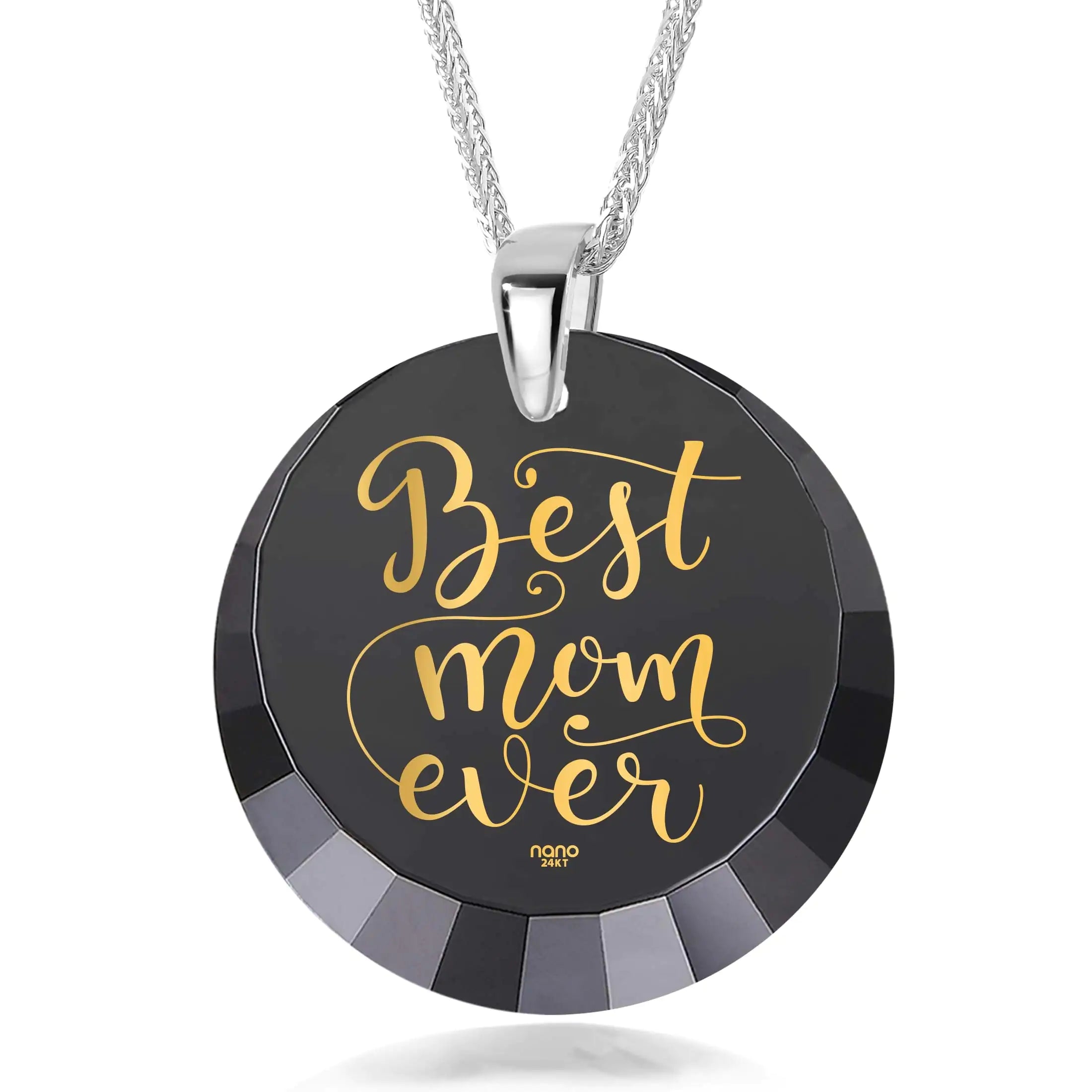 Best Mom Silver Necklace