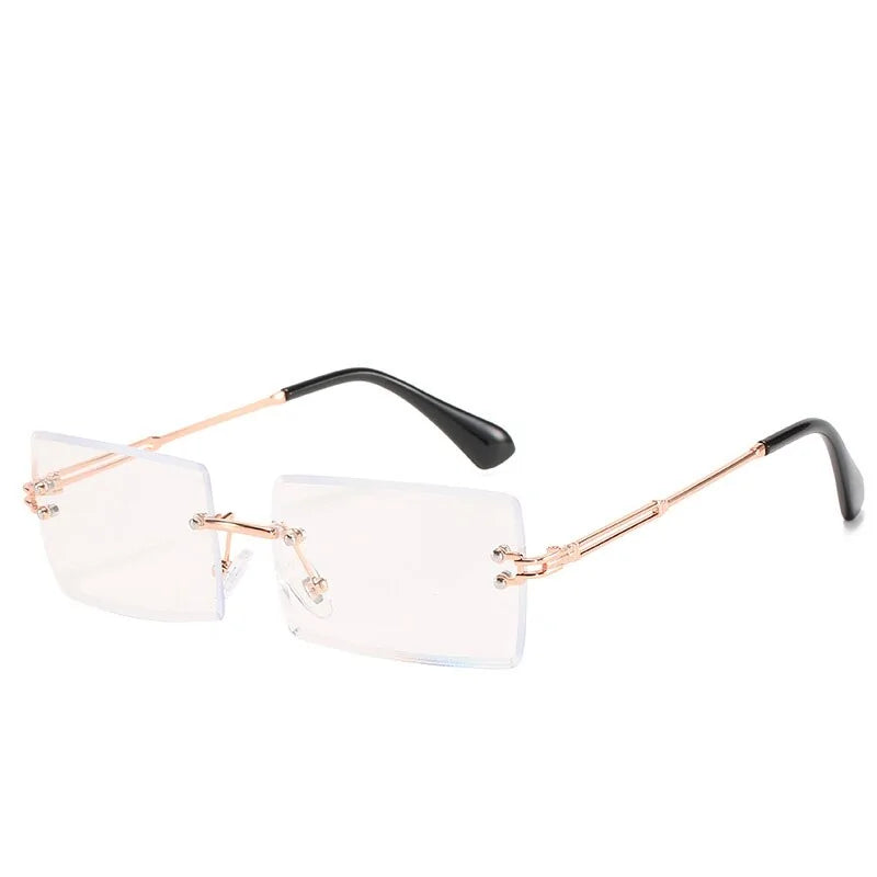 2020 Unisex Anti Blue Rays Computer Glasses: Rimless Blue Light Coating Eyewear