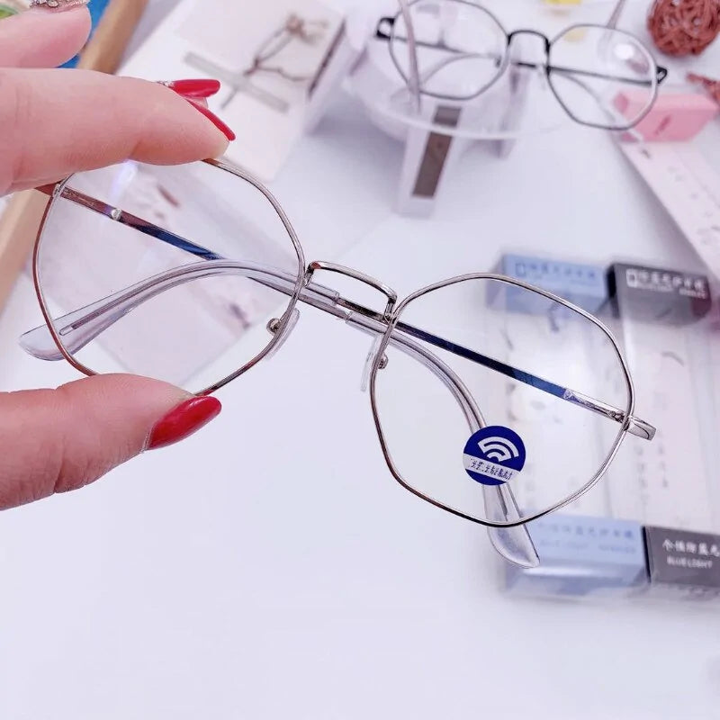 Vintage Round Blue Light Glasses