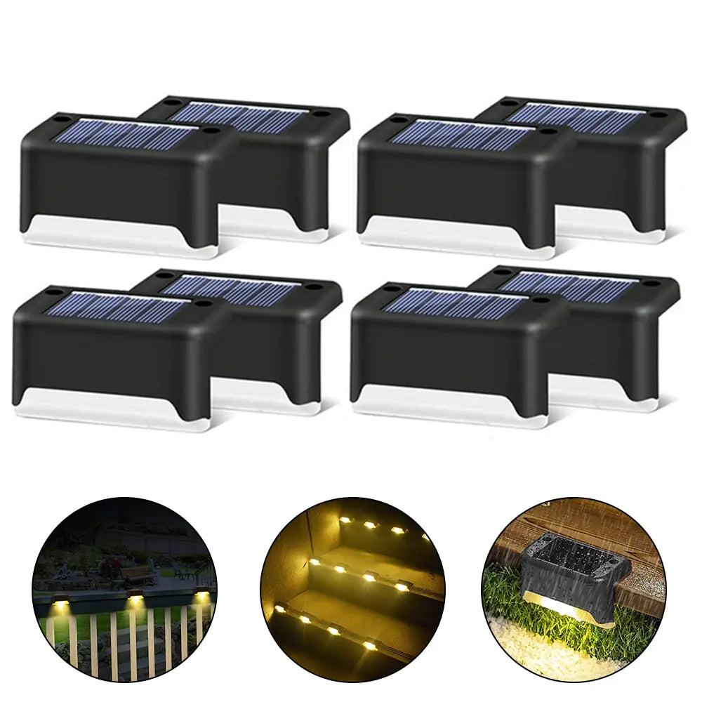 Outdoor Stair Solar Light Waterproof Garden Step Lamp