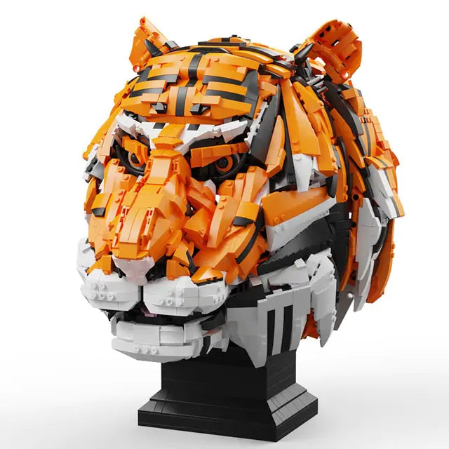 Tiger Head Building Blocks