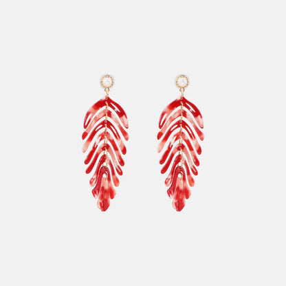 Leaf Shape Dangle Earrings