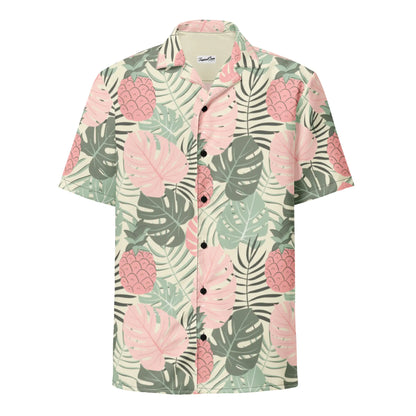 Pineapple Paradise Button Down Hawaiian Shirt - Coastal Summer 2024 Collection