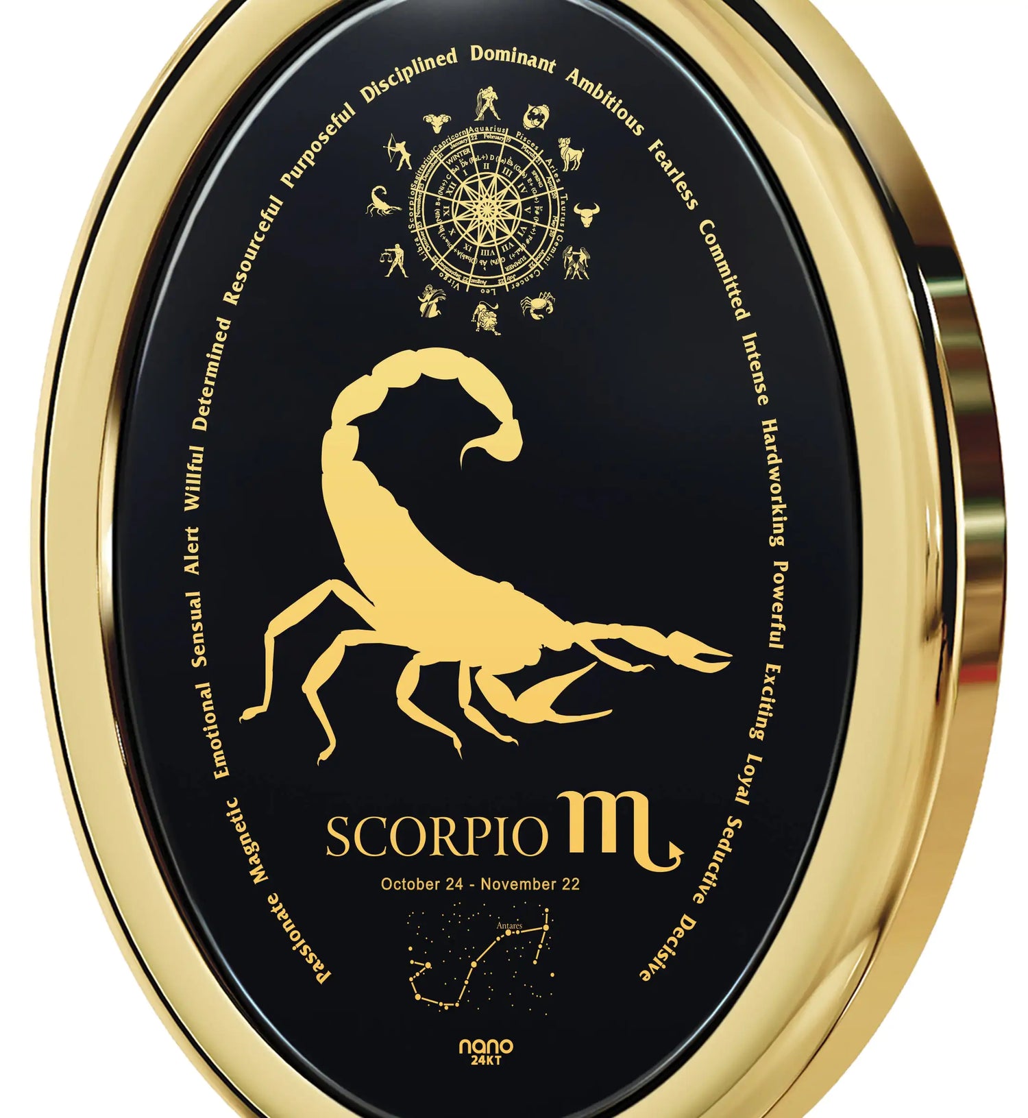 Scorpio Zodiac Necklace