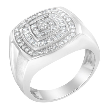 14K White Gold Men&