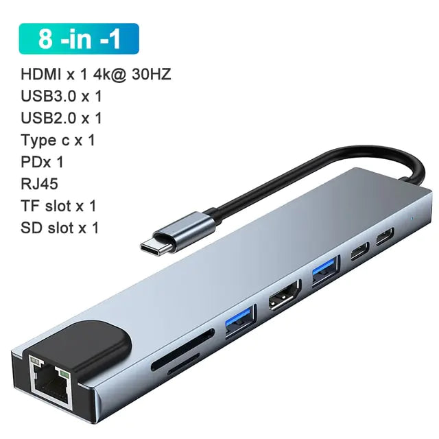 USB-C Multi-Hub Docking Station