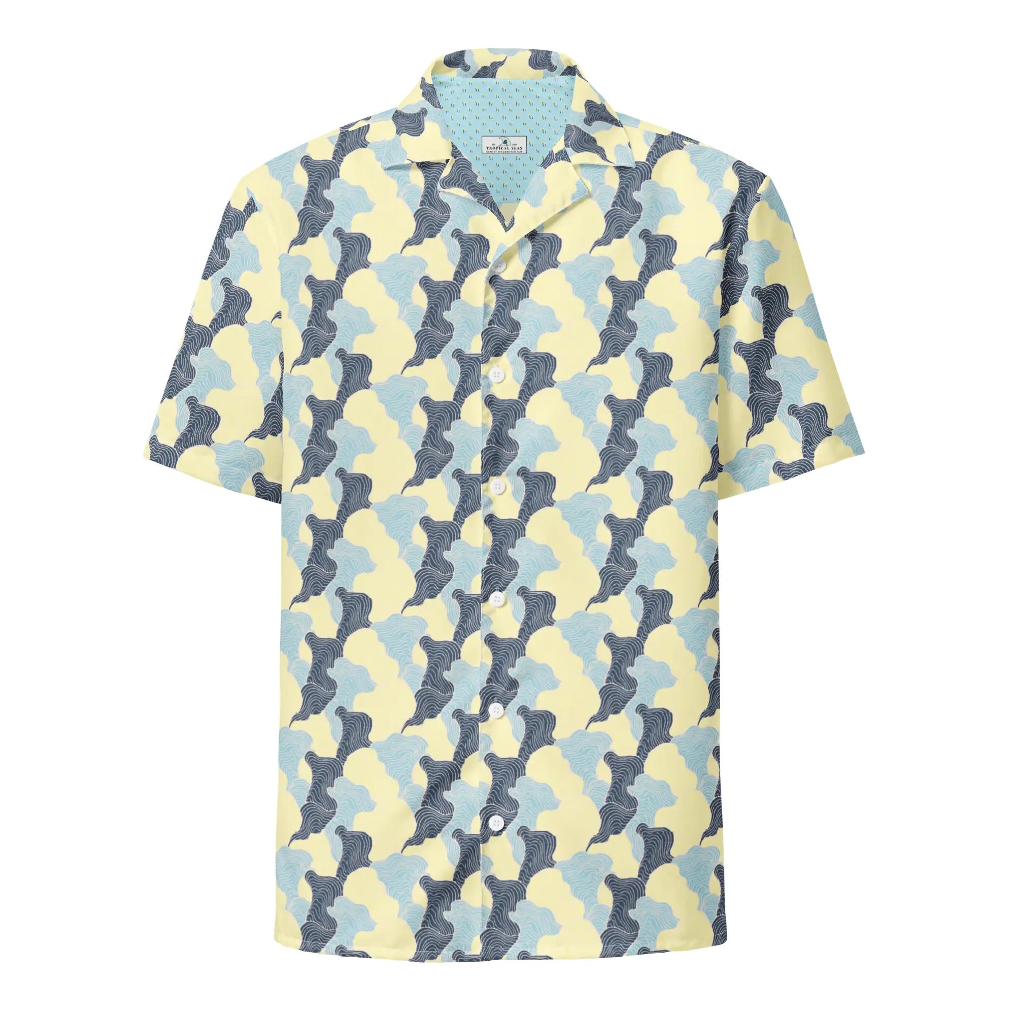 Tropical Swirl button shirt