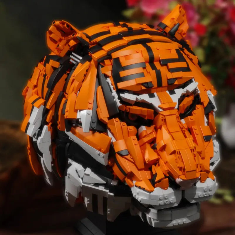 Tiger Head Building Blocks