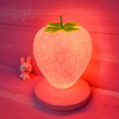 Cute LED Strawberry Lamp