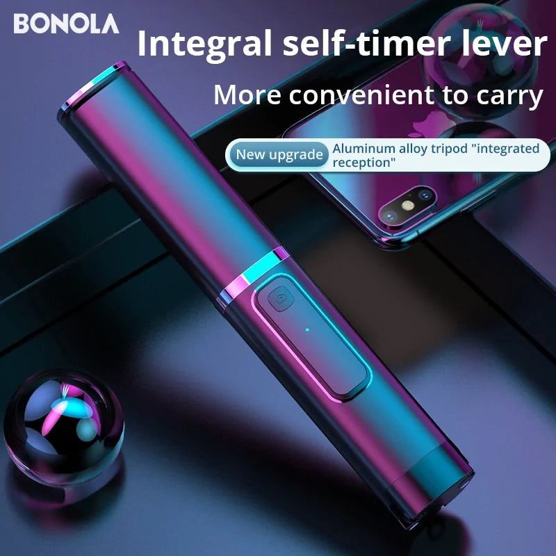 Portable Integrated Tripod Selfie Stick