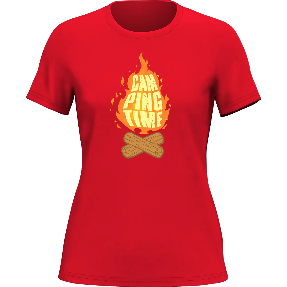 Camp Fire T-Shirt for Women