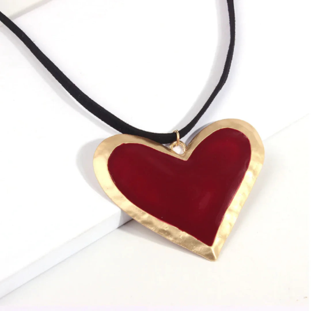 Red Heart Necklace