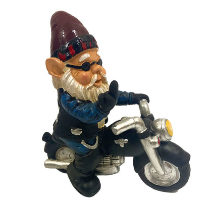 Biker Garden Gnome