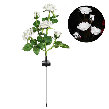 LED Solar Flower Lamp