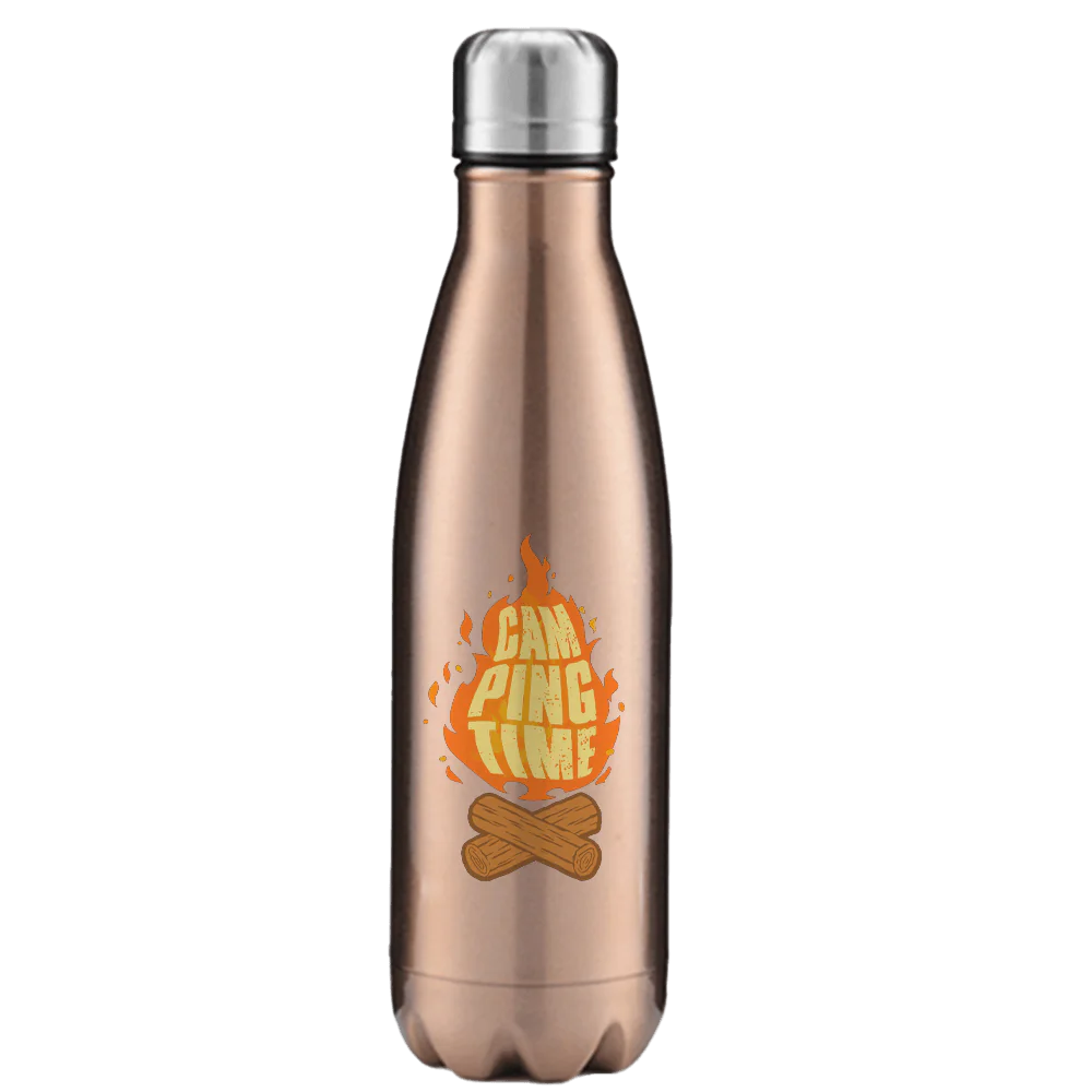 Camp Fire Stainless Steel Water Bottle