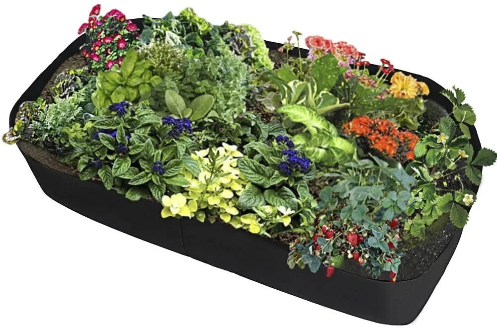 Fabric Raised Garden Bed Rectangle