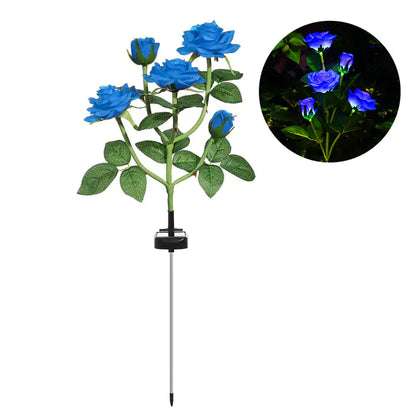 LED Solar Flower Lamp