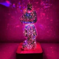 3D Fireworks Bear Lamp