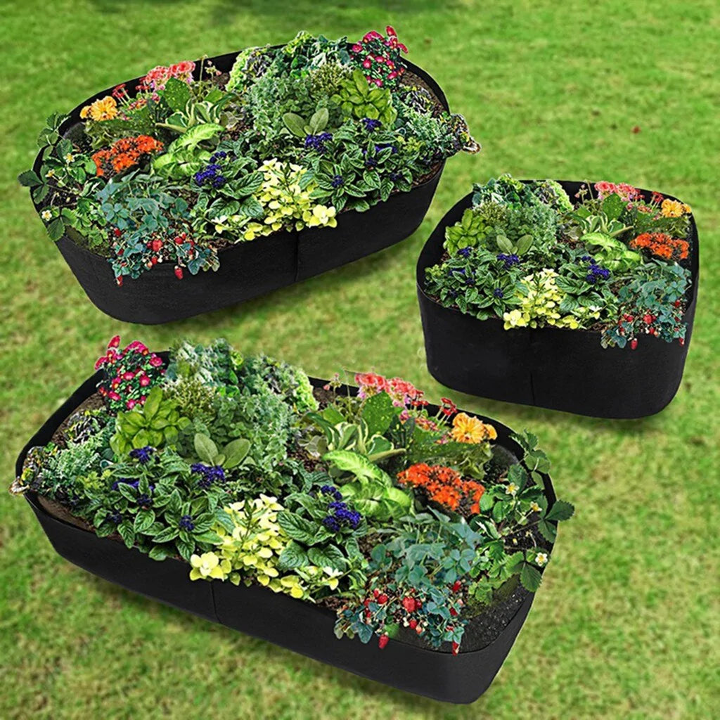 Fabric Raised Garden Bed Rectangle