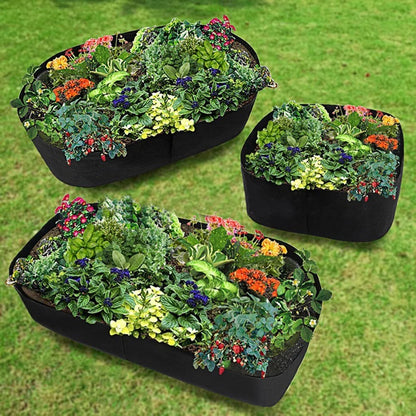 Fabric Raised Garden Bed Rectangle