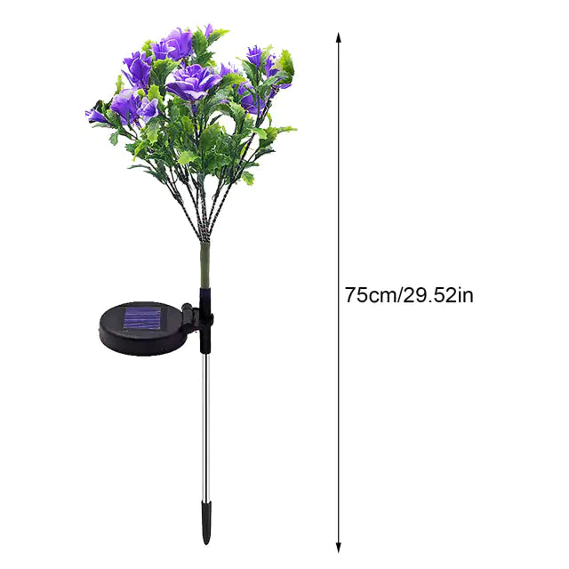 LED Solar Flower Lamp