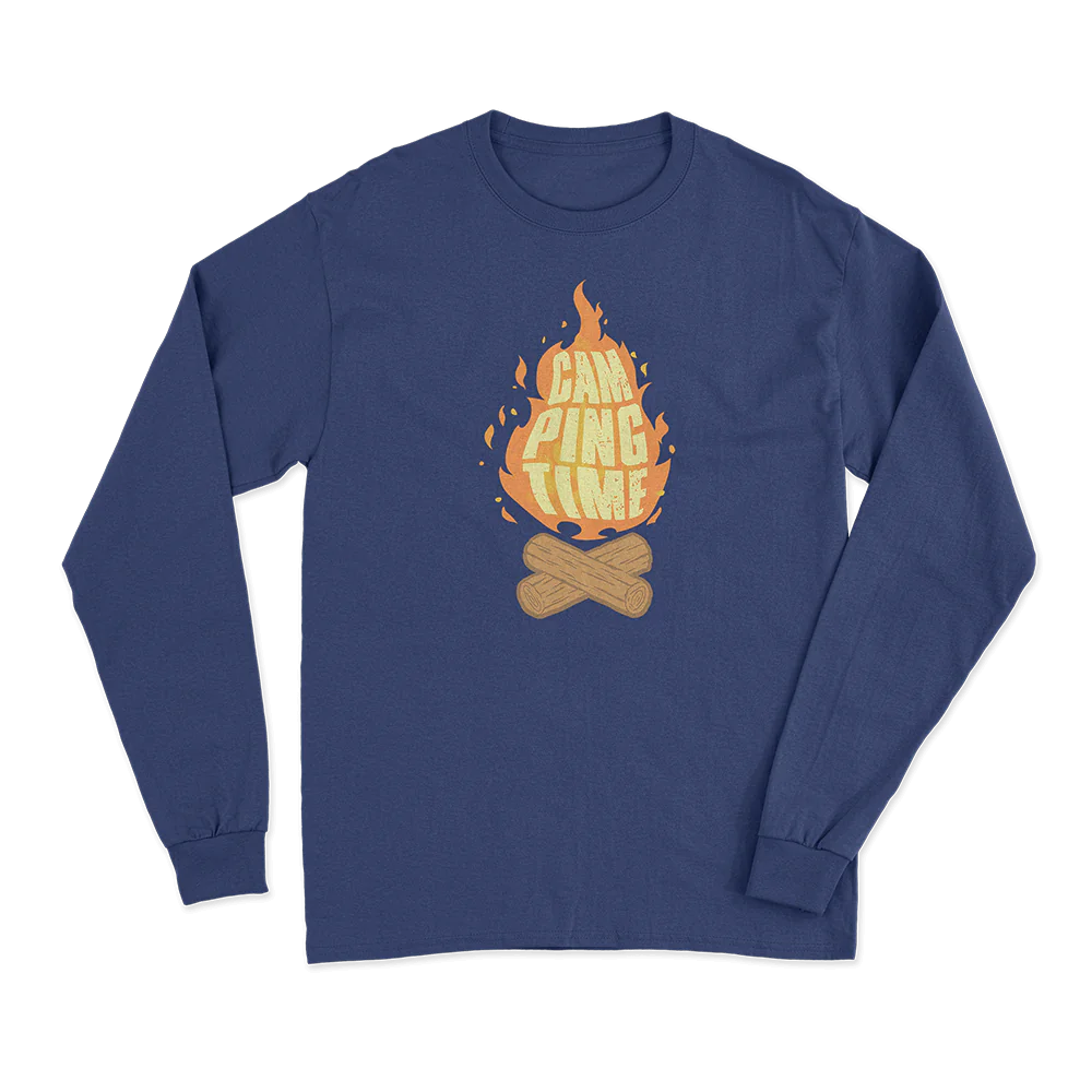 Camp Fire Men Long Sleeve Shirt