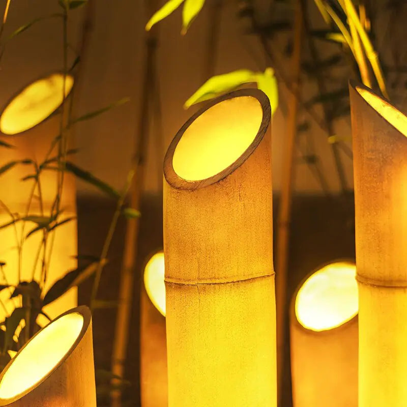 Creative Bamboo Garden Lamp