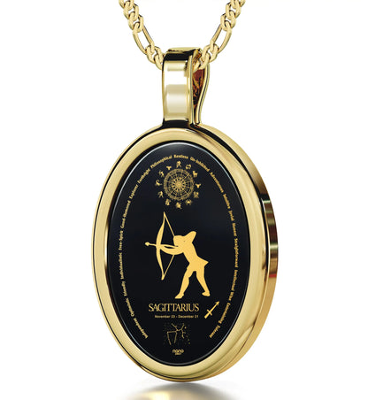 Sagittarius Zodiac Necklace