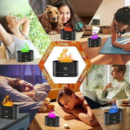 Flame Fire LED Air Humidifier