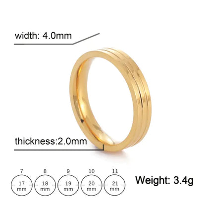 Stainless Steel Couple Ring