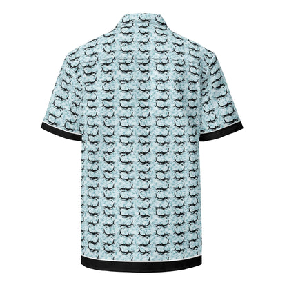 Shark Frenzy button shirt