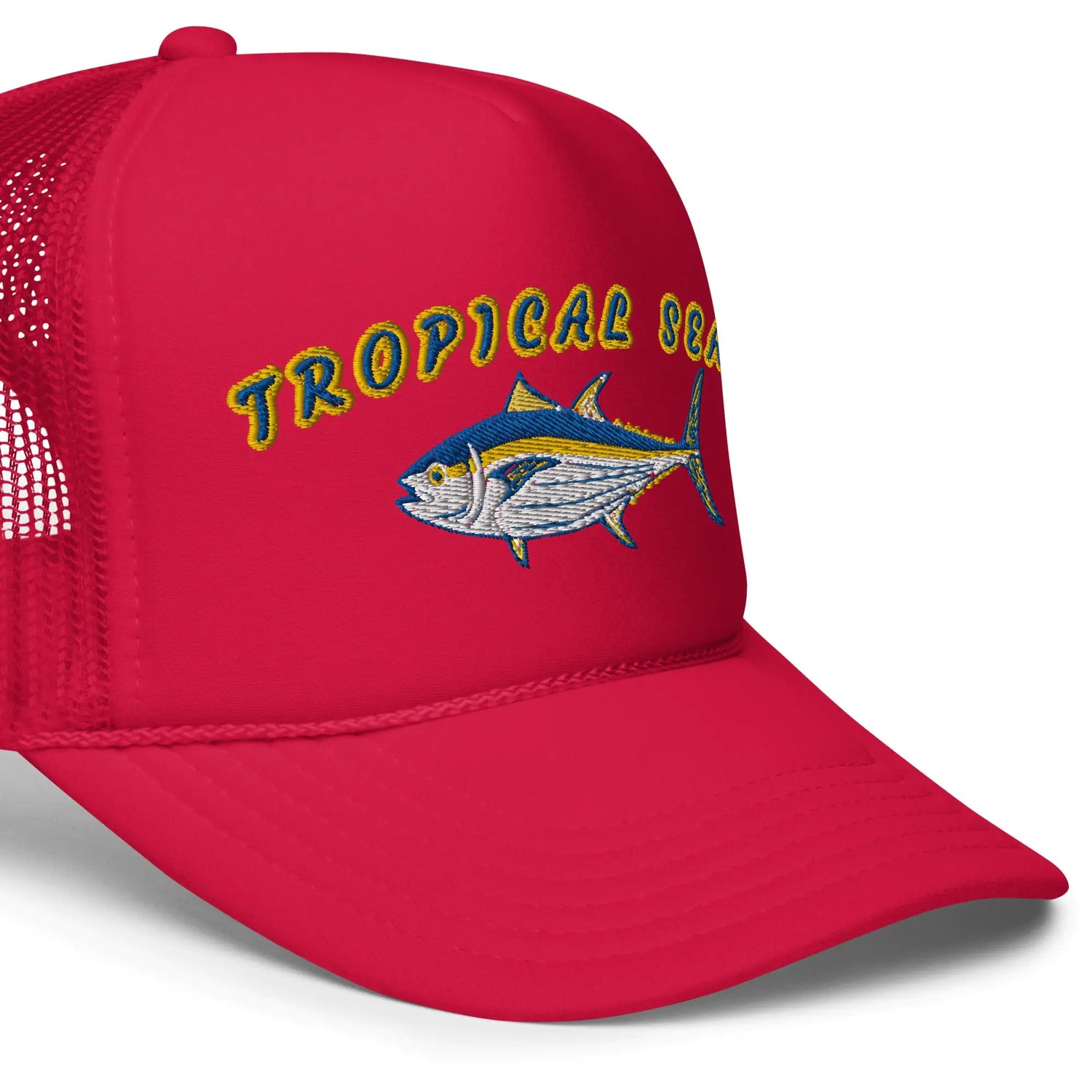 Tropical Seas Tuna Foam trucker hat