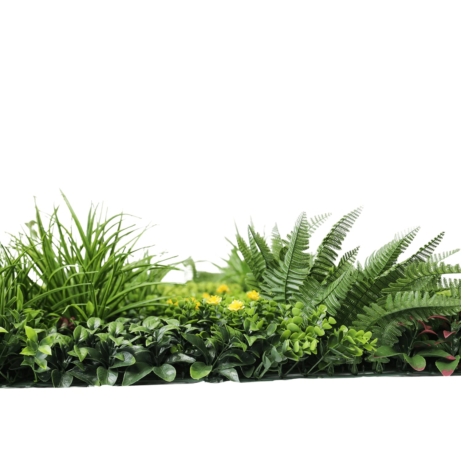 Country Fern Artificial Vertical Garden 40&quot; x 40&quot; 11SQ FT UV Resistant