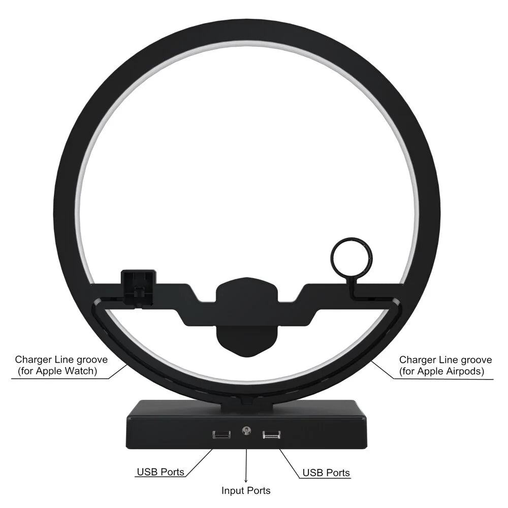 Wireless Charging Table Lamp