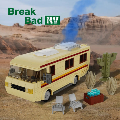 Cooking Lab RV Car Building Blocks Set