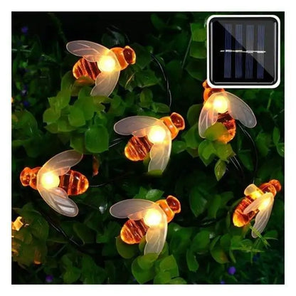 Honey Bee Solar Garden Lights