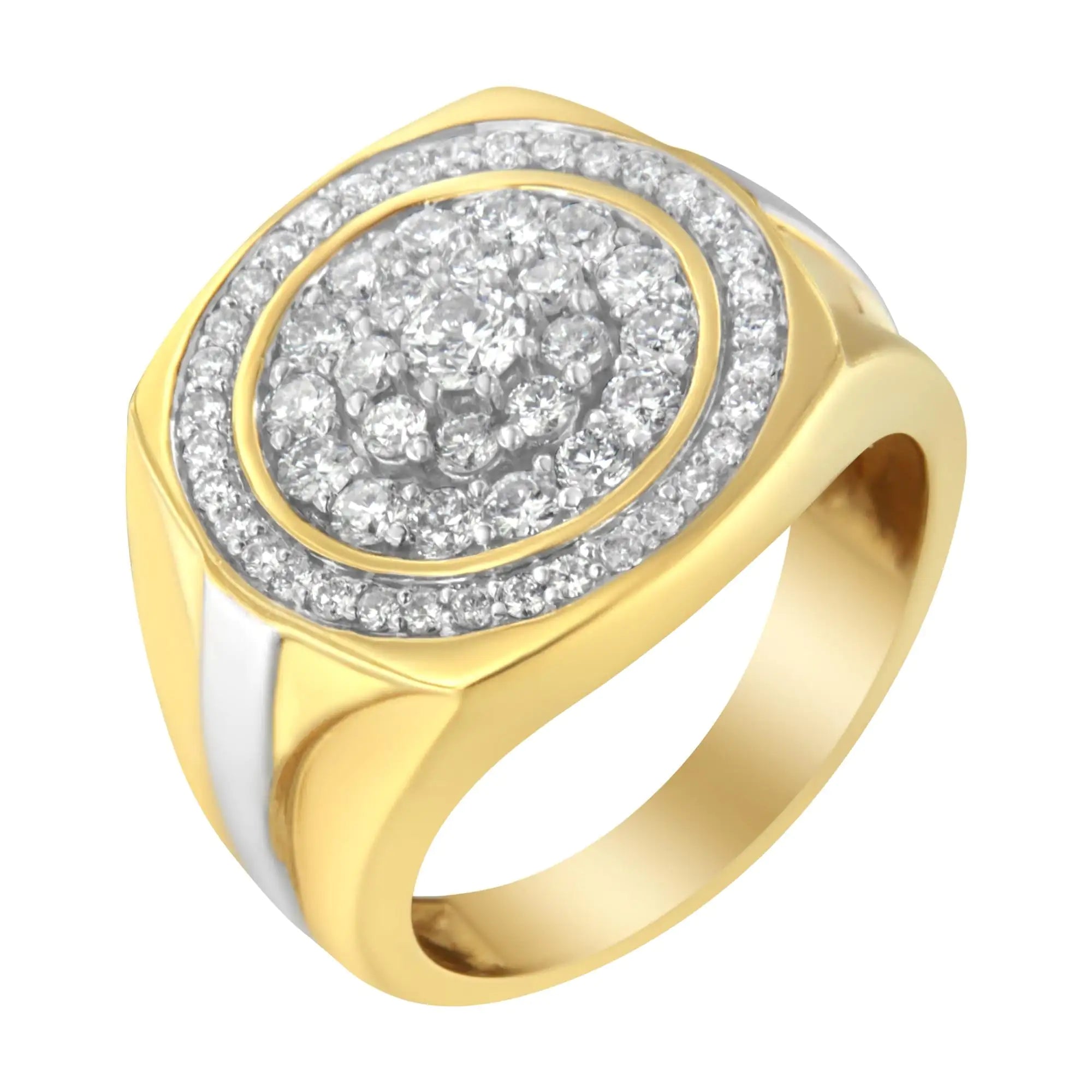 14K Yellow Gold Round-Cut Diamond Ring (1 1/2 cttw, H-I Color, SI2-I1 Clarity)