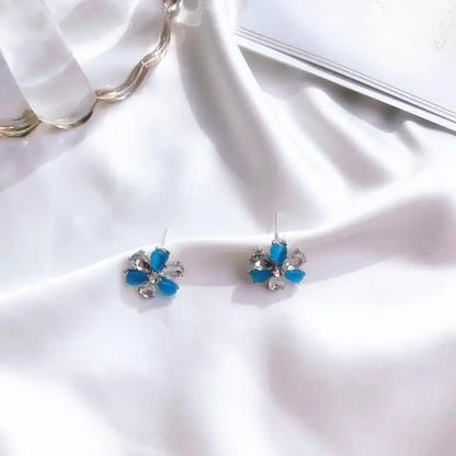 Fashion Opal Flower Earrings