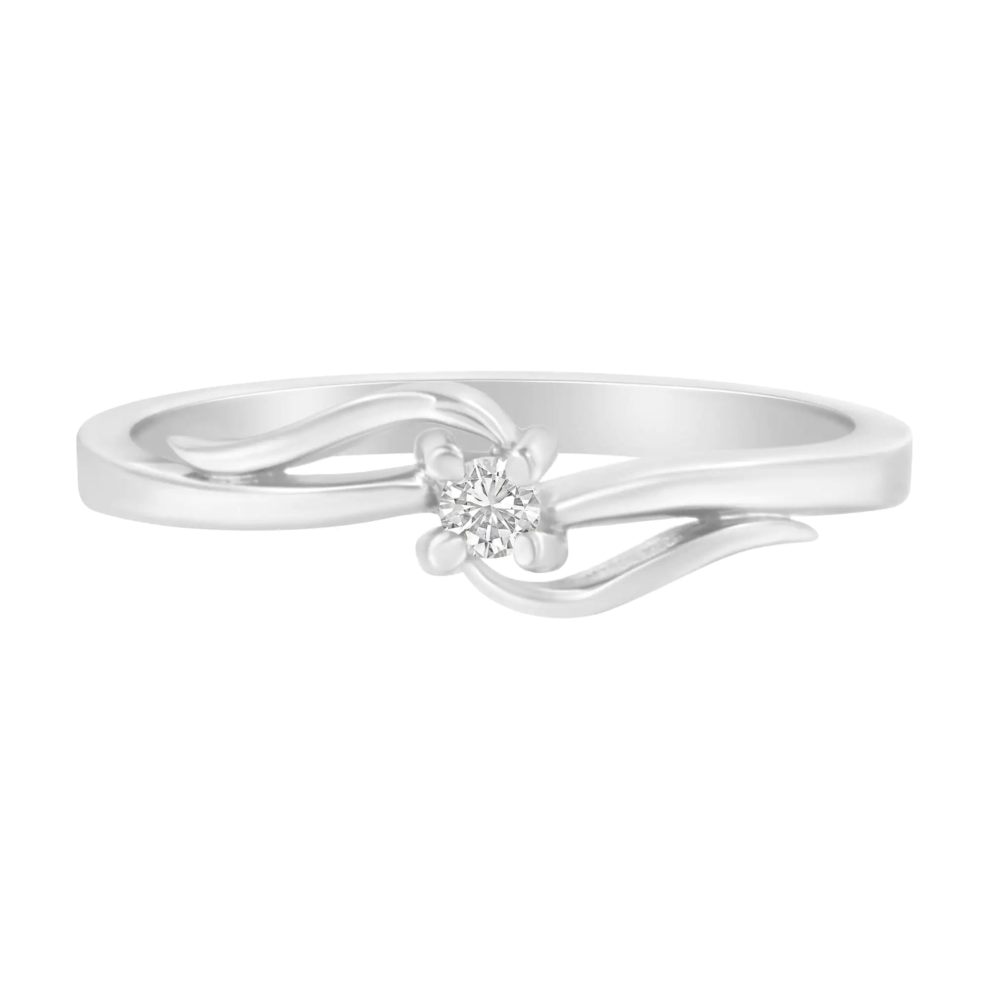 10K Gold Diamond Promise Ring (1/20 Cttw, H-I Color, I1-I2 Clarity)