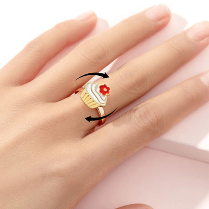 Rotatable Fidget Anxiety Ring