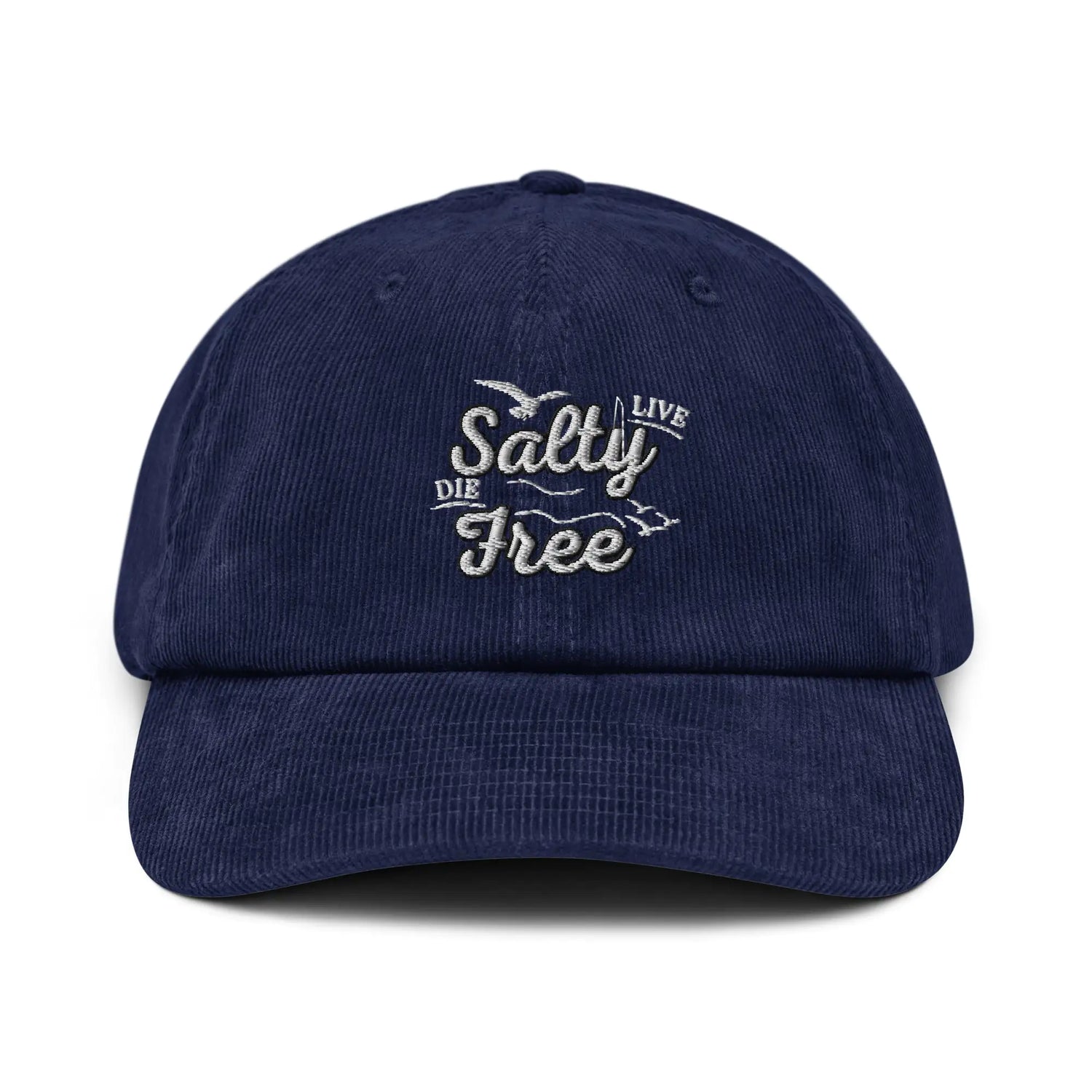 Live Salty, Die Free Corduroy hat