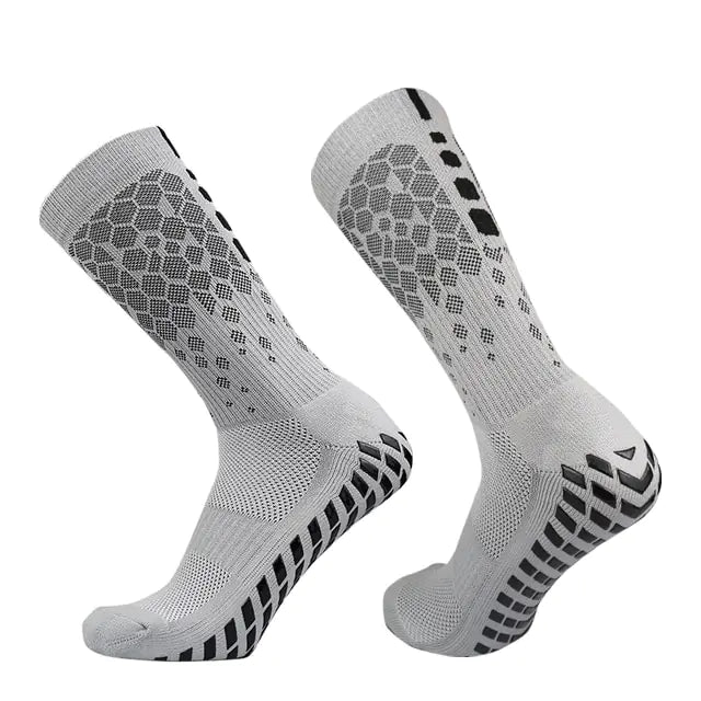 2022 New Men Women Football Socks Honeycomb Graphics